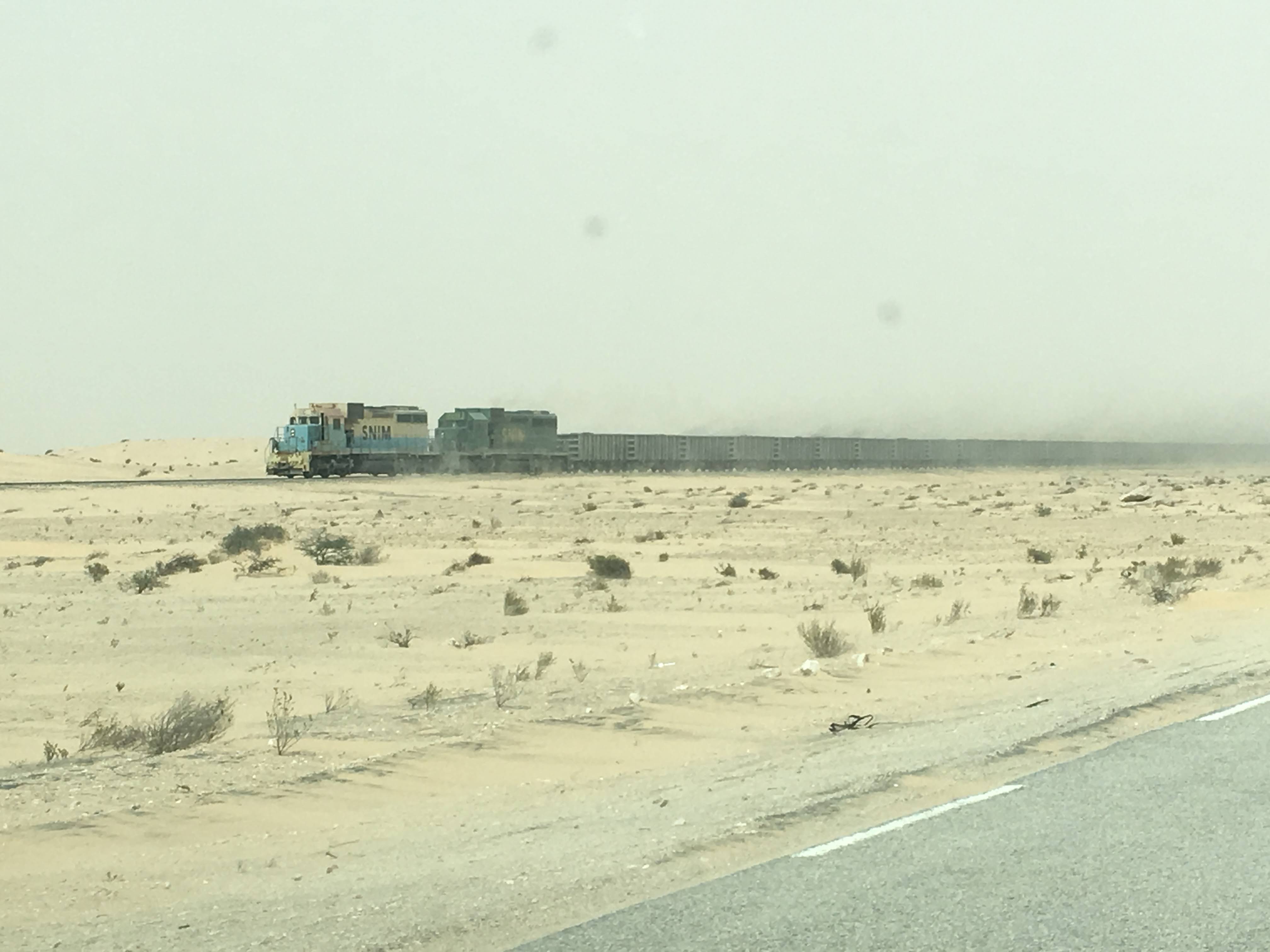 Mauritania — the SNIM iron ore railway crossing the Sahara